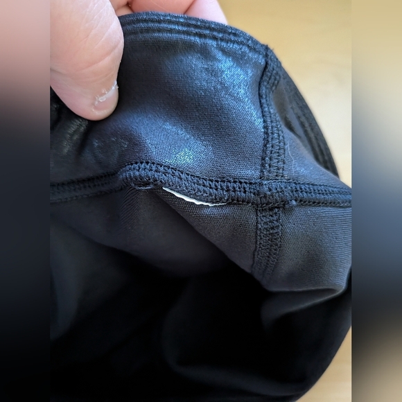 ALO Yoga Metallic Gray Flare Pants - Picture 9 of 12